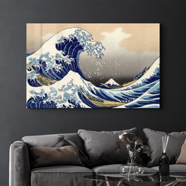 Wallity Pintura Decorativa de Vidrio Templado Multicolor 46 x 72 cm